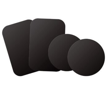 WixGear Mount Metal Plate with Adhesive for Magnetic Cradle-Less Mount – X4 Pack 2 Rectang