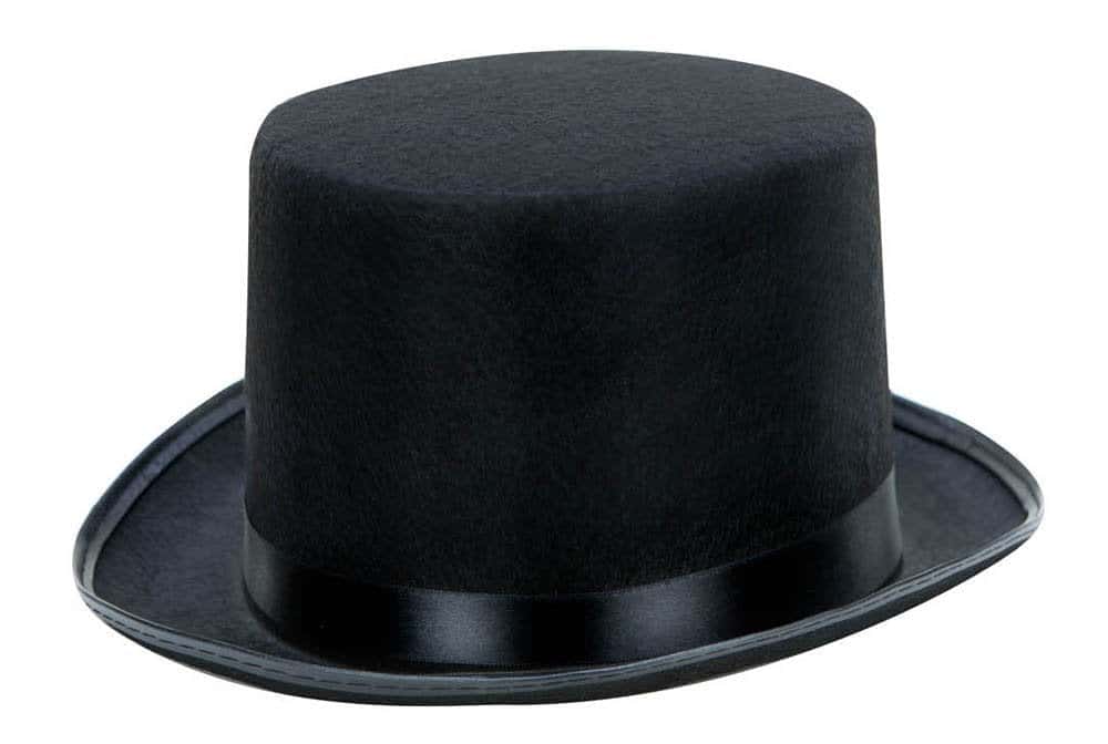 Classic Black Top Hat Perfect for Halloween Costumes, Magician, Steampunk, and Iconic Char - Image 2