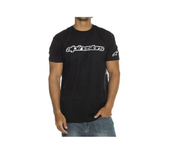 ALPINESTARS Men’s Wordmark T-Shirt, Black, Medium
