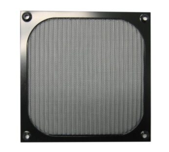 140mm Aluminum Fan Filter Grill Black