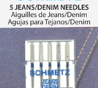SCHMETZ Jeans (130705 H-J) Household Sewing Machine Needles – Carded – Assortment