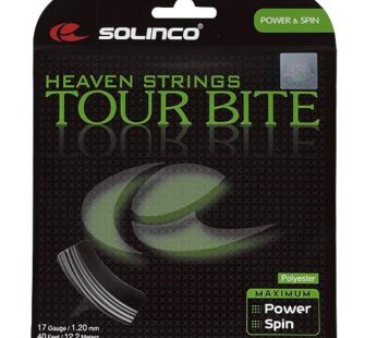 Solinco Tour Bite (17-1.20mm) Tennis String (Silver)