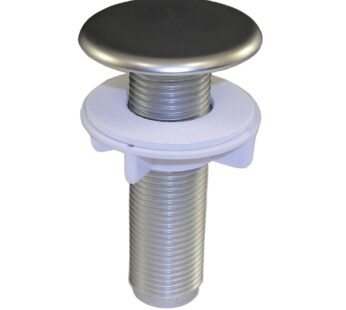 Danco 89478 Sink Hole Cover, 1-3/4 In W, 3 In L Shank, Plastic, Brushed Nickel