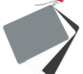 Anwenk Grey Card White Balance Card 18% Exposure Photography Card Custom Calibration Camer