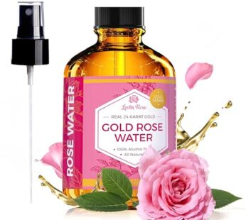 24 Karat Gold Rose Water Toner by Leven Rose Organic Natural Moroccan 24K Rosewater Toner