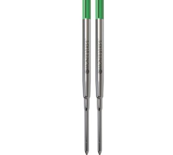 Monteverde Ballpoint Refill to Fit Parker Ballpoint Pens, Medium Point, Soft Roll, Green,