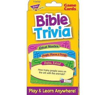 Trend Enterprises Bible Trivia Flash Cards
