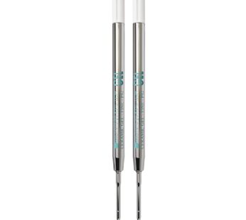 Monteverde Capless Gel Ballpoint Refill to Fit Parker Ballpoint Pens, Fine Point, Turquois