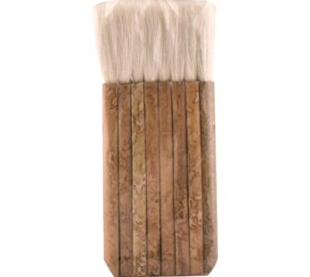 Yasutomo Origami Brush Hake Pipe Handle Sheep Hair 2 1/2″ wide