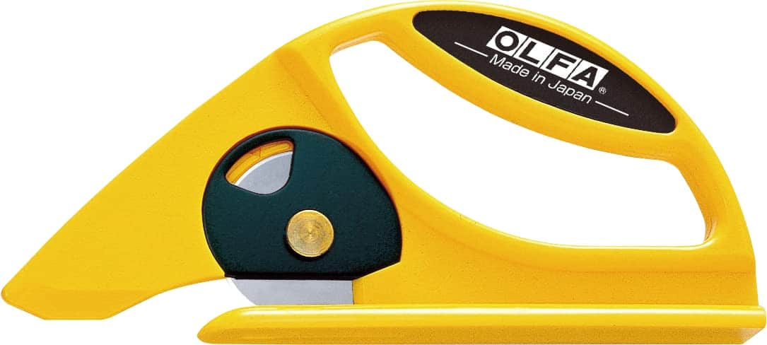OLFA 45mm Rolled Material Cutter (45-C) - Rotary Blade Utility Knife w/ Solid Base & Large - Image 2