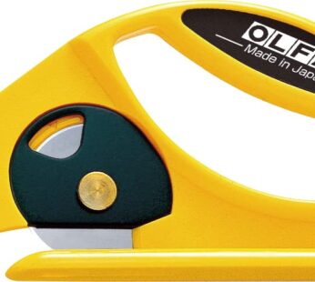 OLFA 45mm Rolled Material Cutter (45-C) – Rotary Blade Utility Knife w/ Solid Base & Large
