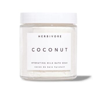 HERBIVORE Coconut Milk Bath Soak Skin Hydrating & Softening, Soothing Light Coconut Scen
