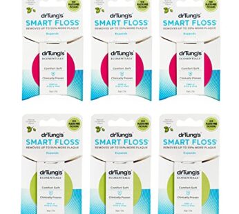 DrTung’s Smart Floss – Natural Floss, PTFE & PFAS Free, Gentle on Gums, Expands & Stretche
