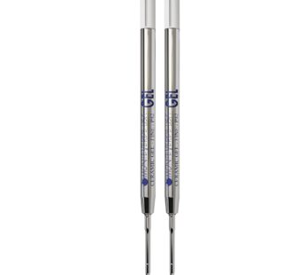 Monteverde Capless Gel Ballpoint Refill to Fit Parker Ballpoint Pens, Fine Point, Blue Bla