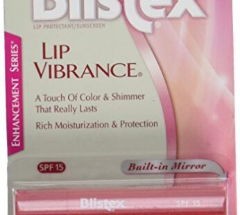 Blistex Lip Vibrance, Lip Protectant, SPF 15 0.13 oz – Pack of 1