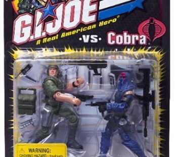 GI JOE vs. Cobra Deset Duke (Green Uniform) vs. Cobra Commander (Blue Uniform) Action Figu