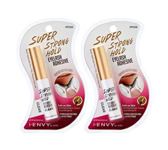i-Envy by KISS Super Strong Hold Eyelash Adhesive, Waterproof Long-Lasting Strip Lash Glue
