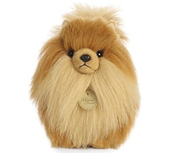 Aurora Realistic Miyoni Pomeranian Stuffed Animal – Lifelike Detail – Cherished Companio
