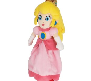 Sanei Super Mario All Star Collection – AC05 – 10″ Princess Peach Small Plush,Pink