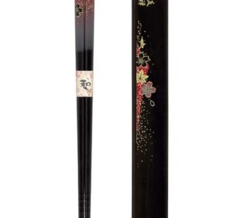 JapanBargain 3687, Travel Chopsticks with Case Reusable Chinese Korean Japanese Bamboo Por