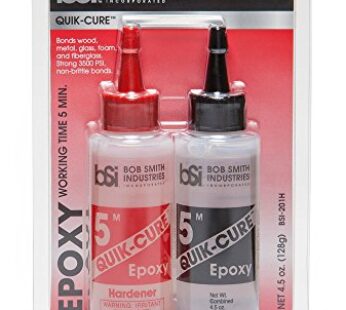 Bob Smith Industries BSI-201 Quik-Cure Epoxy (4.5 oz. Combined),Clear Clear Original versi