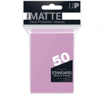 Ultra Pro 50ct Pro-Matte Pink Standard Deck Protectors