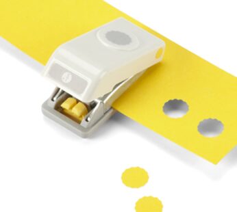 EK Tools Circle Punch, 0.50-Inch Scalloped Edge