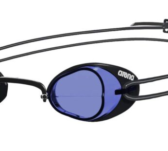 Arena Swedix Race Swim Goggles, Blue / Black, Non-Mirror Lens