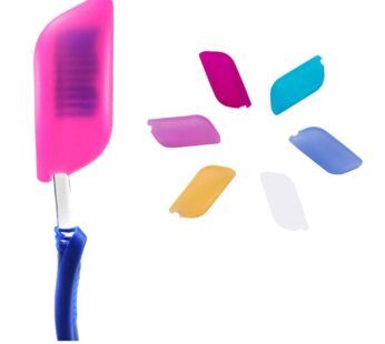 V-TOP Silicone Toothbrush Case Covers Pack of 6, Great for Home and Outdoor