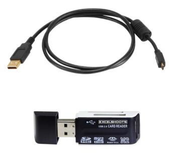 Excelshoots USB Cable for Nikon DSLR D5600 Camera, and USB Computer Cord for Nikon DSLR D5