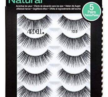 Ardell False Eyelashes Natural 105 Black, 5 pairs pack