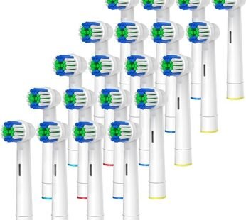 Replacement Toothbrush Heads Compatible with Oral-B Braun, 20 Pcs Professional Electric Br