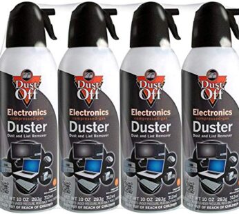 Falcon Dust-Off Electronics Compressed Gas Duster 10 Oz (4 Pack)