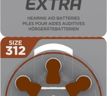Rayovac Hearing Aid Battery, Size 312 (60 Batteries)