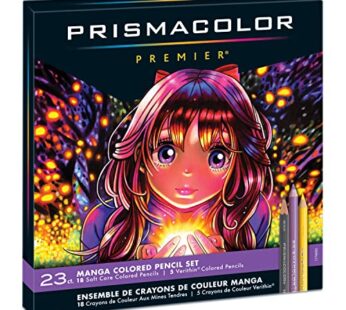 Prismacolor Premier Colored Pencils, Manga Colors, Adult Coloring, 23 Pack