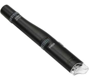 Carson MicroPen LED Lighted 24x-53x Magnification Microscope Pen (MP-300), Black