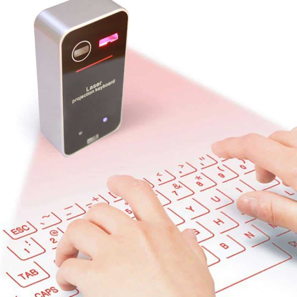 AGS Laser Projection Bluetooth Virtual Keyboard & Mouse for iPhone, Ipad, Smartphone and T - Image 2