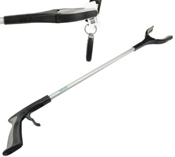 Vive Reacher Grabber 32″ – Extra Long Mobility Aid – Rotating Hand, Heavy Duty Grip Arm –