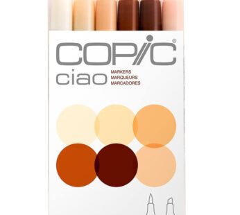 Copic I6-Skin Ciao Markers, Skin, Portrait, 6-Pack