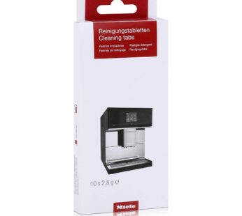 Miele Original Cleaning Tablets for Coffee Machines, Removes Oil and Residue, 10 Tablets