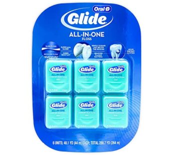 Glide Crest Comfort Plus Dental Floss Mint 40m each (6 pack)