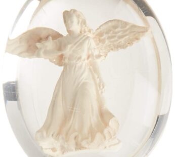 AngelStar 8706 Healing Angel Worry Stone, 1-1/2-Inch, White
