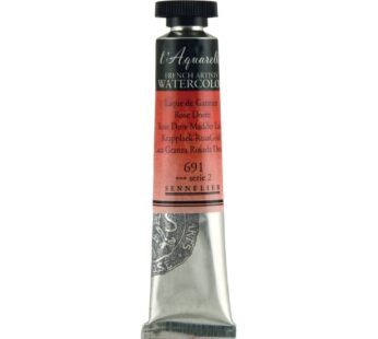 Sennelier French Artists’ Watercolor, 21ml, Rose Dore Madder Lake S2