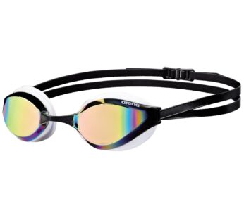 Arena Python Racing Swim Goggles for Men and Women, UV Protection, Anti-Fog, Dual Strap, M