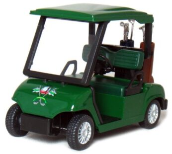 KiNSFUN Golf Cart 4?” Die Cast Metal Model Toy, Green