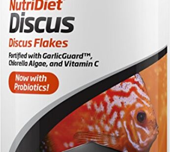 Seachem NutriDiet Discus Flakes – Fortified Ornamental Fish Food Supplement 100g 3.52 Ounc