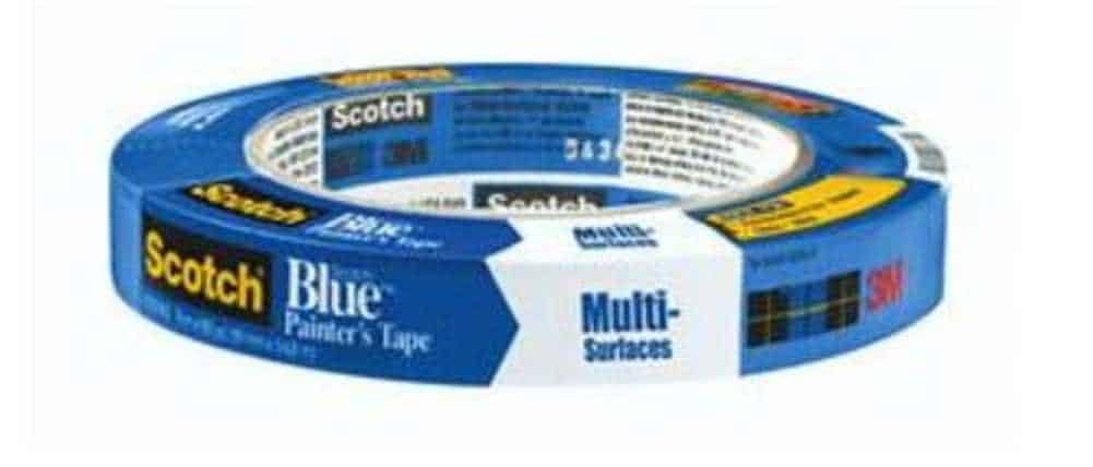 3M Scotch-Blue 2090 Safe-Release Crepe Paper Multi-Surfaces Painters Masking Tape, 27 lbs/