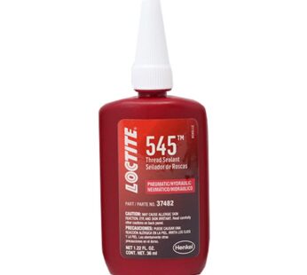 Loctite 545 Pneumatic/Hydraulic Pipe Thread Sealant, High Lubricity, High Pressure, No Fil