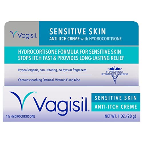 Vagisil Maximum Strength Feminine Anti-Itch Cream for Women, Sensitive Skin Formula with H - Image 2