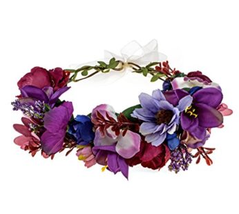 DreamLily Maternity Woodland Photo Shoot Peony Flower Crown Hair Wreath Wedding Headband B